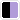 Black on Pastel Purple