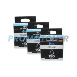 Lexmark No 150 Ink Cartridge Black Pack Of 3