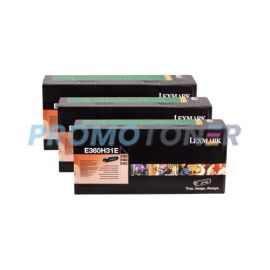 Lexmark E360 Corp Toner Black 3 Pack