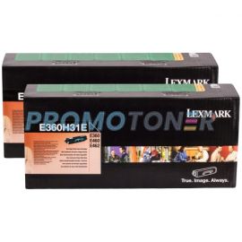 Lexmark E360 Corp Toner Black 2 Pack