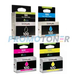 Lexmark 100 Ink CMYK Pack of 4