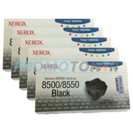 Xerox Phaser 8500 8550 Solid Ink Black Pack Of 5