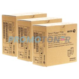 Xerox Phaser 7100 Toner Ctg Black Dual Pack Pack Of 3