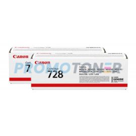 Canon 728 Toner Cartridge Black Pack Of 2