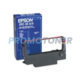 EPSON ERC-38 ERC-38BR BLACK / RED RIBBON - 3000000 CHARACTERS FOR TM-U200