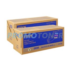 Epson 0699 Toner Cartridge Black High Yield Pack Of 2