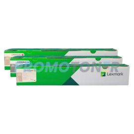 Lexmark XC9225 Toner CMY Pack of 3