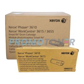 Xerox Phaser 3610 Toner Extra High Yield and Drum Black Pack of 2