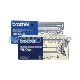 Brother TN-5500 Toner and DR-5500 Drum Black Pack of 2