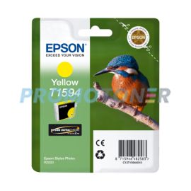 EPSON T1594 C13T15944010 ŻÓŁTY TUSZ - 1200 STRON DO STYLUS PHOTO R2000