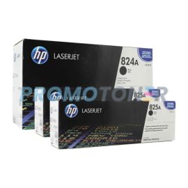 HP 825A Toner and 825A Drum Black Pack of 3