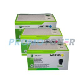 Lexmark XC2235 Toner CMY Pack of 3