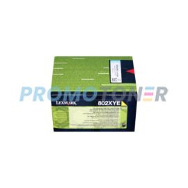 LEXMARK 802XYE 80C2XYE ŻÓŁTY Z TONEREM - 4000 STRON DO CX-510DE MFP
