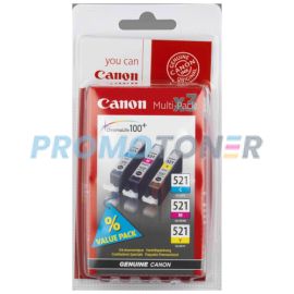 CANON CLI-521 2934B007 CMY TUSZ - 1413 STRON DO PIXMA MP540