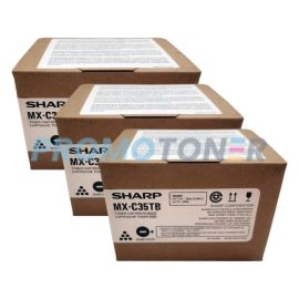 Sharp MX-C357F Toner Ctg Black Pack Of 3