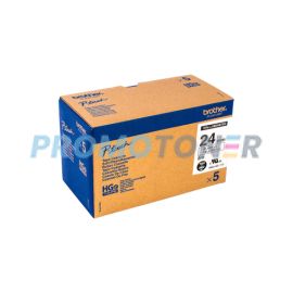 BROTHER HGE-651V5 CZARNY NA ŻÓŁTYM TAŚMA P-TOUCH DO PT-E300