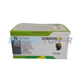 LEXMARK 24B6010 ŻÓŁTY Z TONEREM - 3000 STRON DO XC2130