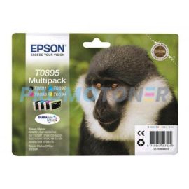 EPSON T0895 C13T08954010 CMYK TUSZ - 520 COLOR PAGES DO STYLUS S21
