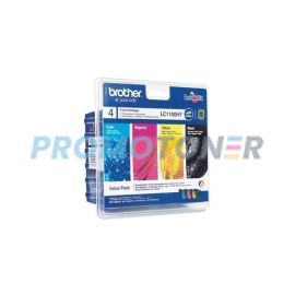 BROTHER LC-1100HYVALBPDR CZARNY / KOLOR TUSZ - 900 B/W PAGES DO DCP-385C (EU)