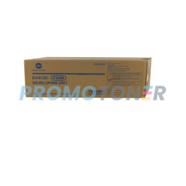 KONICA MINOLTA DV-512 DV-512C CYJAN DEVELOPER - 590000 STRON DO BIZHUB C-554