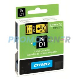 DYMO D1 LABELS S0720790 CZARNY NA ŻÓŁTYM ETYKIETY DO LM 400