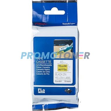 BROTHER FLE-6511 GELB ETIKETTEN FÜR PT-D800W