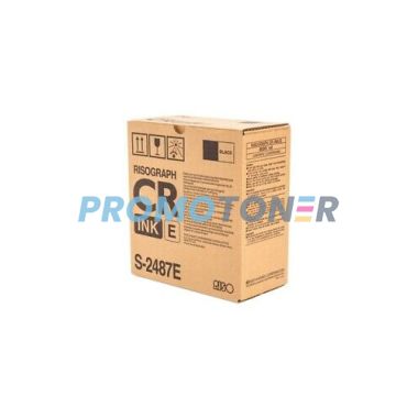 RISO S-2487E SCHWARZ TINTE - 20000 SEITEN FÜR CR-1610