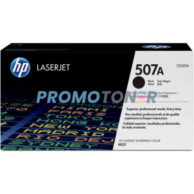HP 507A CE400A SCHWARZ TONER - 5500 SEITEN FÜR LASERJET ENTERPRISE 500 COLOR M551DN