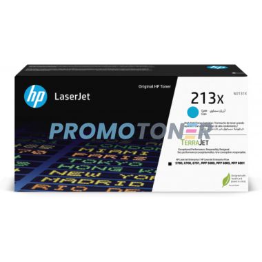 HP 213X W2131X CYAN TONER - 6000 SEITEN FÜR COLOR LASERJET ENTERPRISE 5700DN