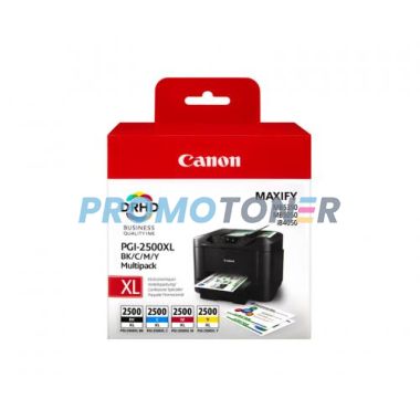 CANON PGI-2500XL 9254B004 CMYK TINTE - 2500 SCHWARZ/WEIß SEITEN FÜR MAXIFY IB4050