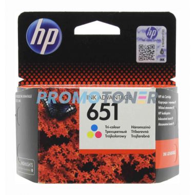 HP 651 C2P11AE TRICOLORE ENCRE - 300 PAGES POUR DESKJET INK ADVANTAGE 5575