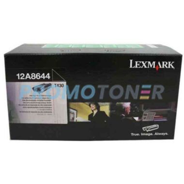 LEXMARK 12A8644 NEGRO TÓNER - 12000 PÁGINAS PARA T-430