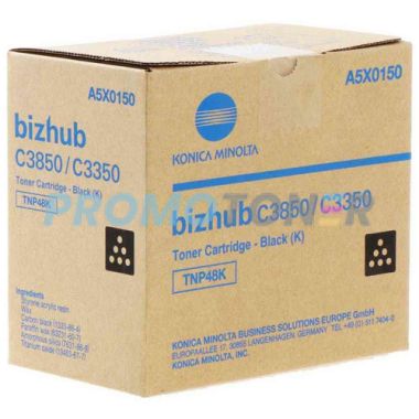 KONICA MINOLTA TNP48 TNP-48K NEGRO TÓNER - 10000 PÁGINAS PARA BIZHUB C3350