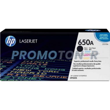 HP 650A CE270A NEGRO TÓNER - 13500 PÁGINAS PARA COLOR LASERJET ENTERPRISE CP5520DN
