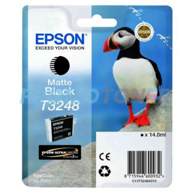 EPSON 324 T3248 C13T32484010 NEGRO MATE TINTA - 650 PÁGINAS PARA SURECOLOR P400