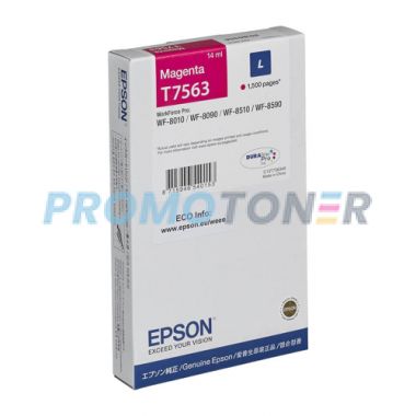 EPSON T7563 C13T756340 MAGENTA TINTA - 1500 PÁGINAS PARA WF-8090DW