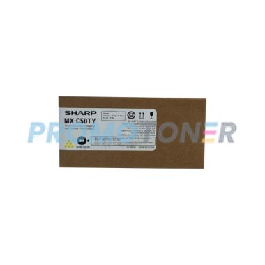 SHARP MXC50TY AMARILLO TÓNER - 13000 PÁGINAS PARA MX-C407F