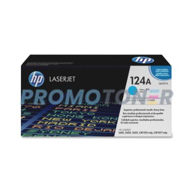 HP 124A Q6001A CIAN TÓNER - 2000 PÁGINAS PARA COLOR LASERJET 1600