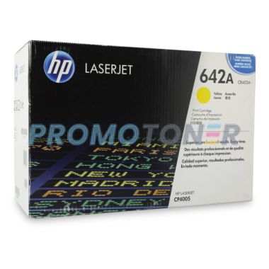 HP 642A CB402A AMARILLO TÓNER - 7500 PÁGINAS PARA COLOR LASERJET CP4005DN