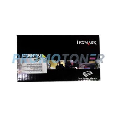 LEXMARK C736H1YG AMARILLO TÓNER - 10000 PÁGINAS PARA C-736DN