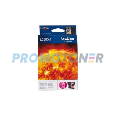 BROTHER LC-980 LC-980M MAGENTA TINTA - 260 PÁGINAS PARA DCP-145C