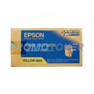 EPSON 0602 C13S050602 AMARILLO TÓNER - 7500 PÁGINAS PARA ACU LASER C9300N