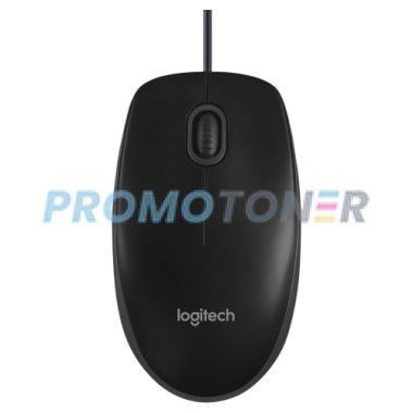 LOGITECH B100 WIRED USB MOUSE BLACK