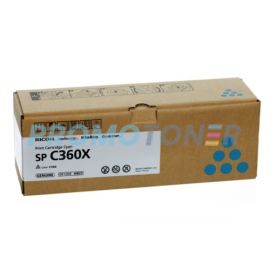 RICOH 408251 CYAN TONER - 9000 PAGES FOR SP-C361SFNW