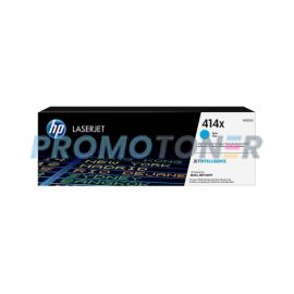 HP 414X W2021X CYAN TONER - 6000 PAGES FOR COLOR LASERJET ENTERPRISE M455DN