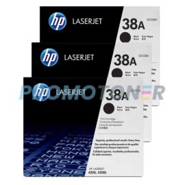 HP 38A Toner Black 3 Pack