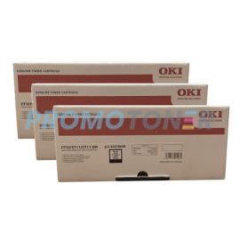Okidata C710/C711 Toner Black 3 Pack