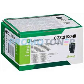 LEXMARK C232HK0 BLACK TONER - 3000 PAGES FOR C2425DW
