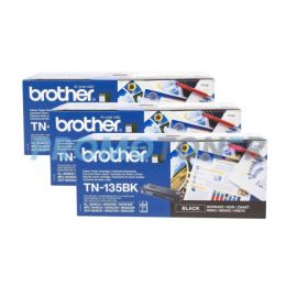 Brother TN-135 Toner Black 3 Pack