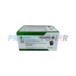 LEXMARK 708K 70C80K0 BLACK TONER - 1000 PAGES FOR CS-310N